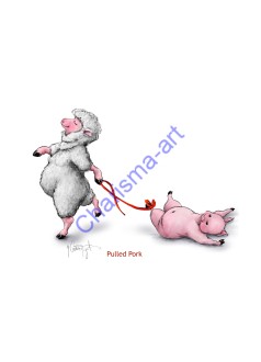 Pulled Pork Digital Painting